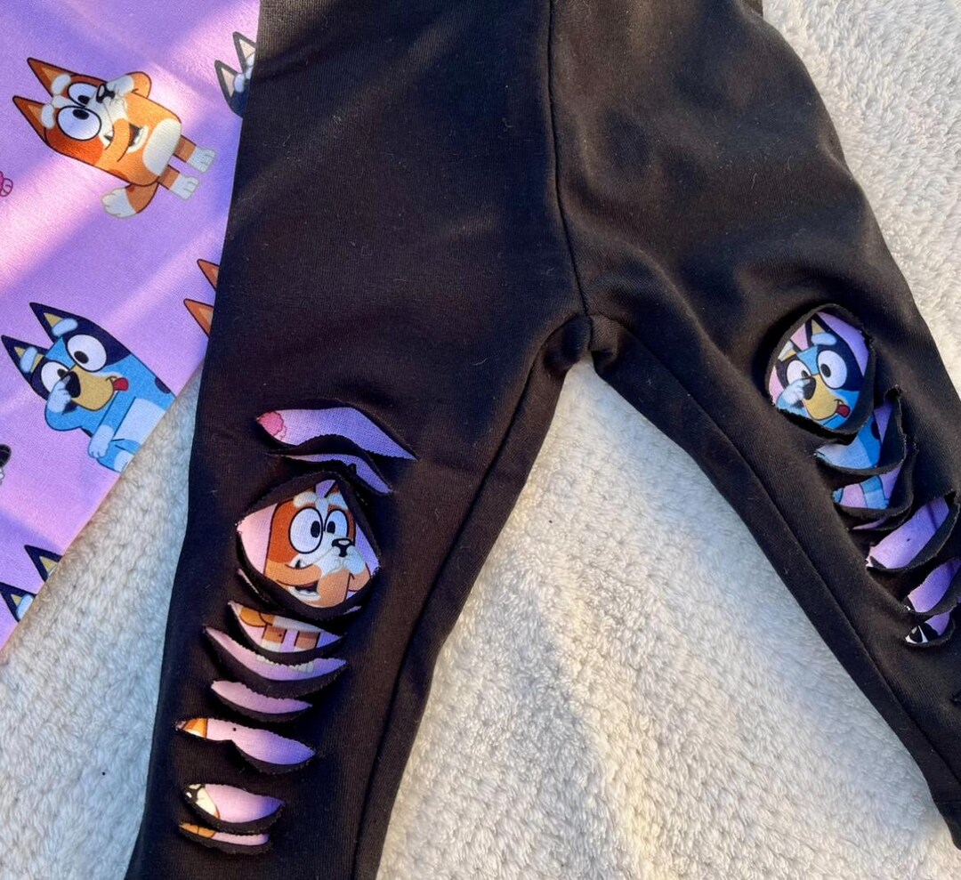 Babyhug Bootie Leggings Star Print Pack of 2 - Blue Pink