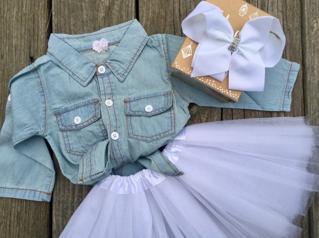 Denim Tutu Dress - Etsy