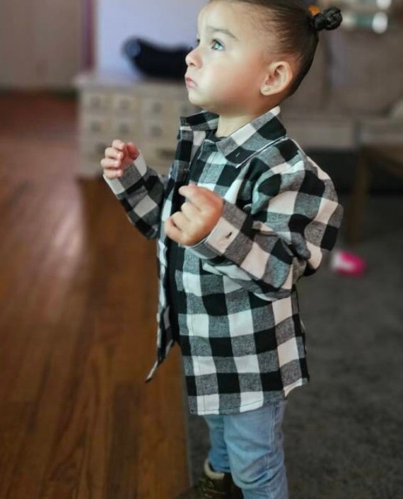 baby boy buffalo plaid shirt