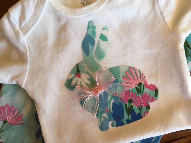 CUSTOM COLORS Some Bunny is One Birthday Girl Outfit Bunny Onesie Bunny Baby Shower Gift Peter Rabbit 1st Birthday Girl Outfit