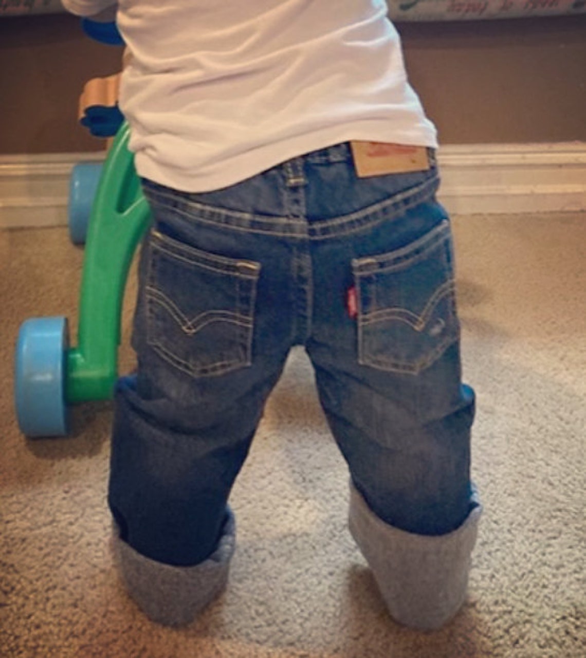 Baby boy jeans distressed denim newborn boy toddler jeans Etsy