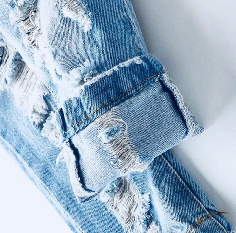 Ripped Jeans Toddler Baby Distressed Denim - Baby Girl Jeans - Baby Boy ...