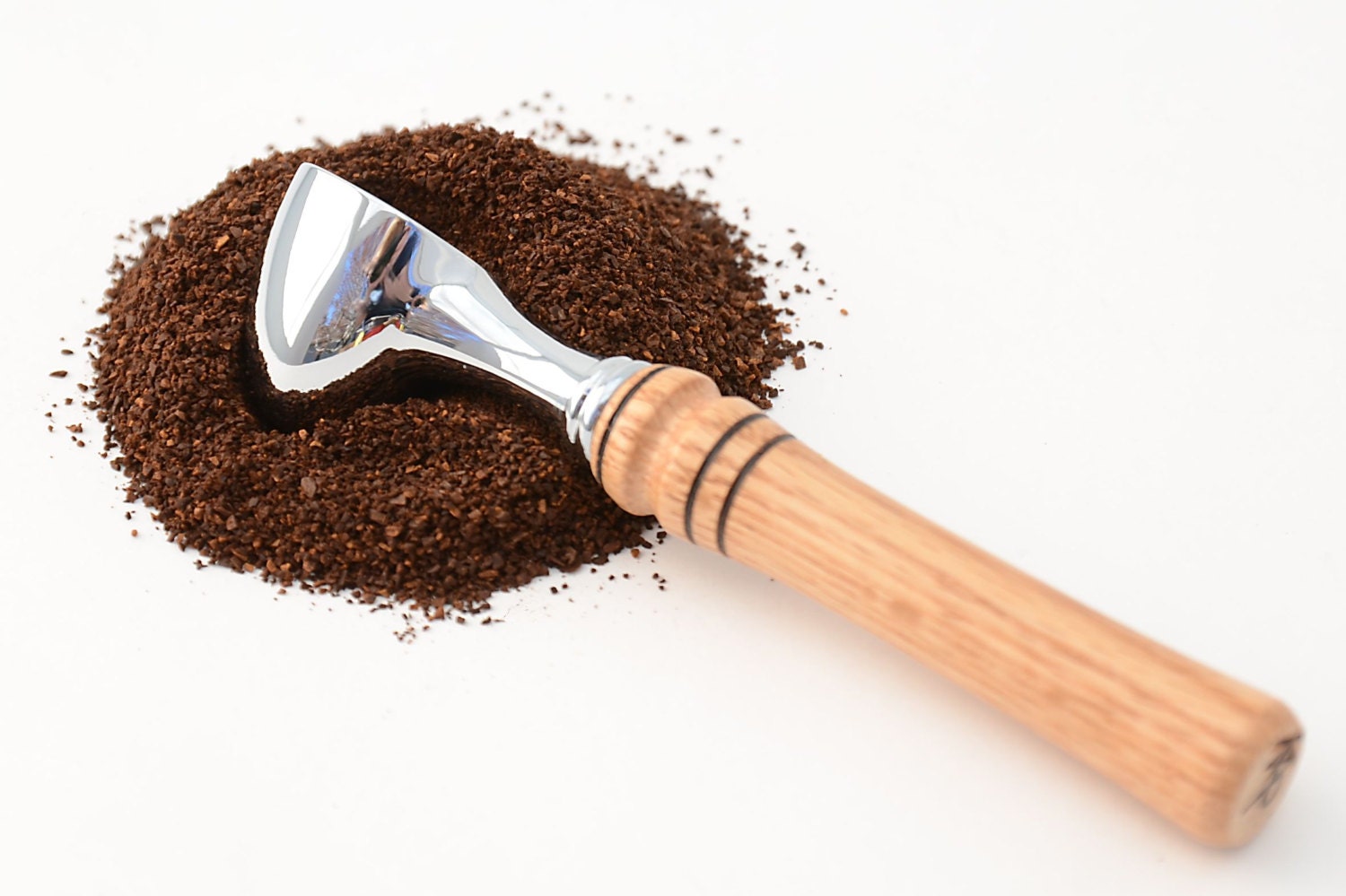 Coffee Scoop with Custom Wood Turned Handle Tablespoon Etsy