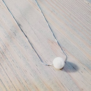 10mm Floating Pearl Necklace,Pearl Necklace-AA Pearl Necklace,White Floating Pearl Necklace,925 Pearl Necklace,South Sea Pearl Shell Pearl