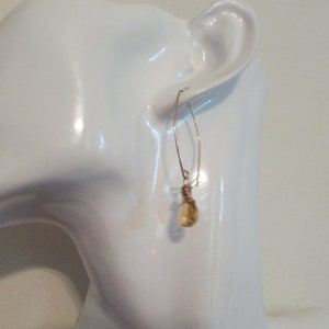 Faceted Flat Oval Yellow Quartz Drop Dangle Earrings,Quartz Earrings,Earrings,Yellow Earrings,Dangle Earrings,Weddings,Birthdays,Gifts,