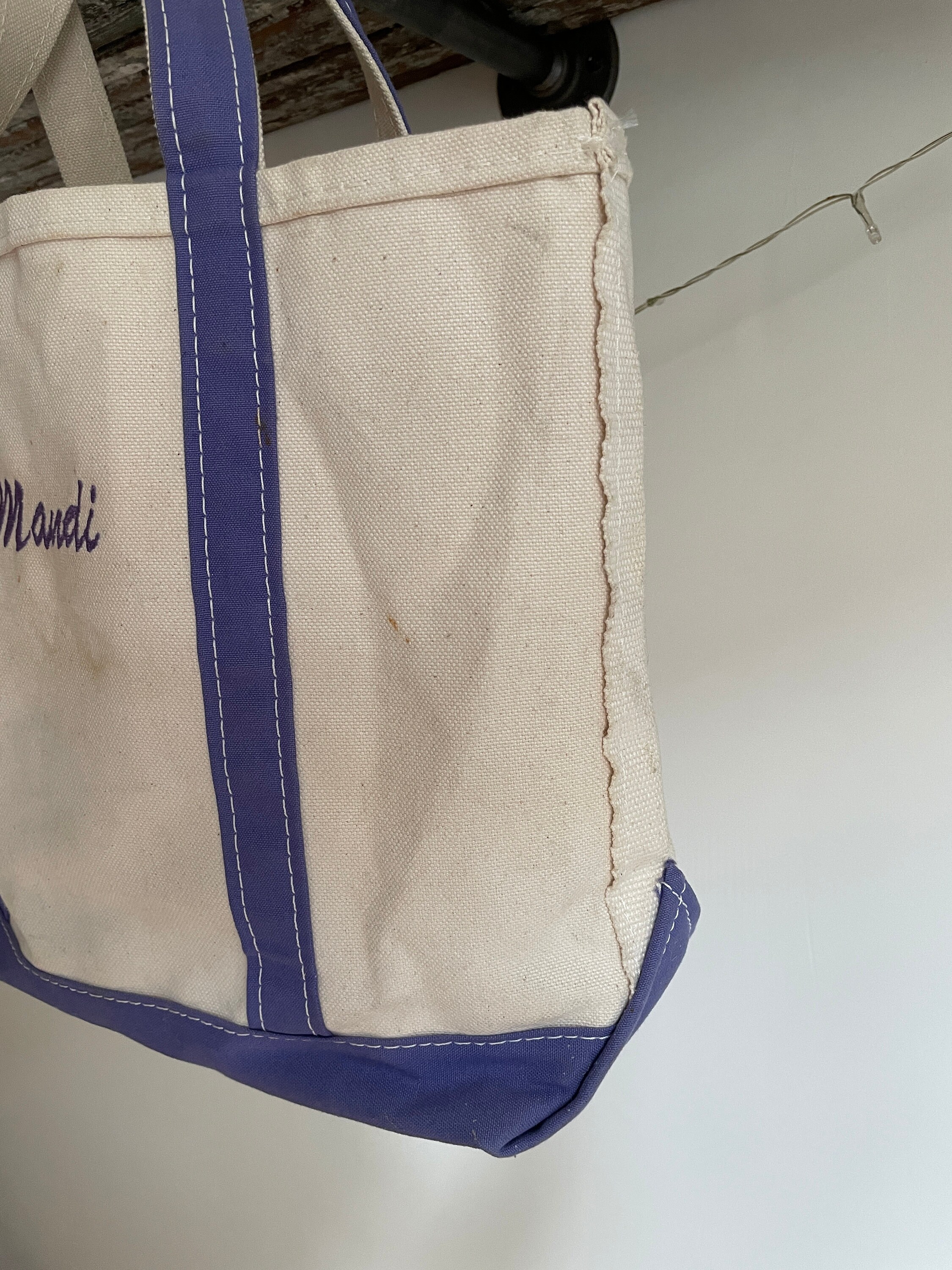 LL Bean Boat Tote Mandi Small - Etsy