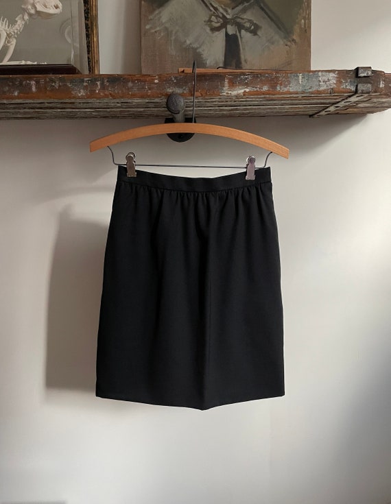 Vintage Givenchy Black Mini Skirt