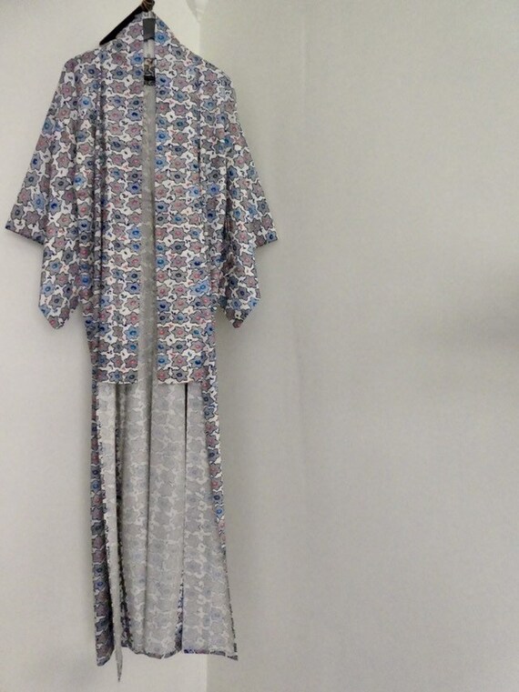 Vintage Printed Cotton Kimono