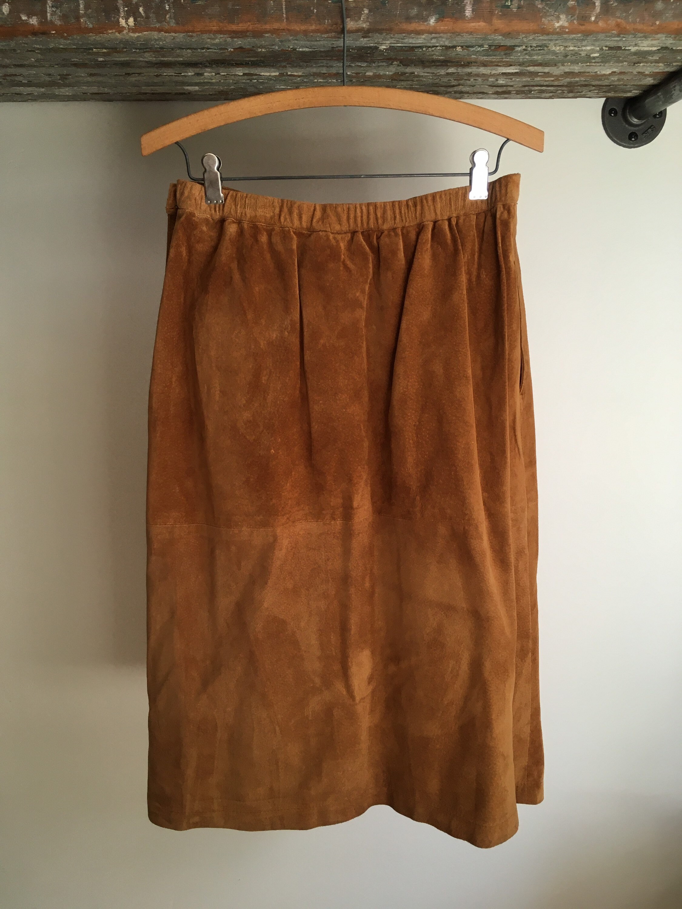 Vintage Suede Skirt Etsy
