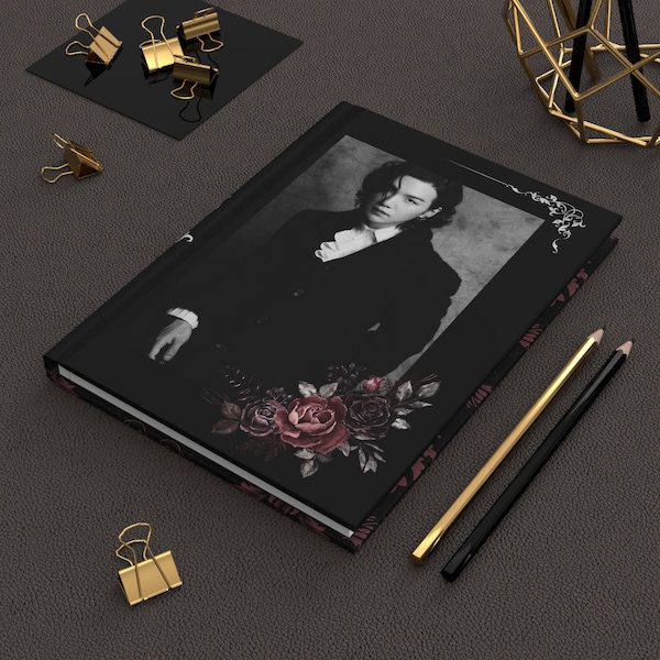 BTS Suga Min Yoongi Floral Victorian Instagram Photoshoot | Double Sided | Hardcover Journal Spiral Notebook