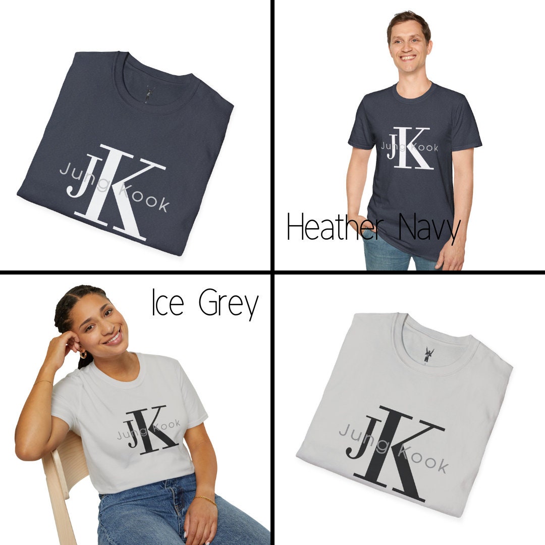BTS Jungkook Calvin Klein Logo Tee Shirt | S-XXXL Unisex | Soft