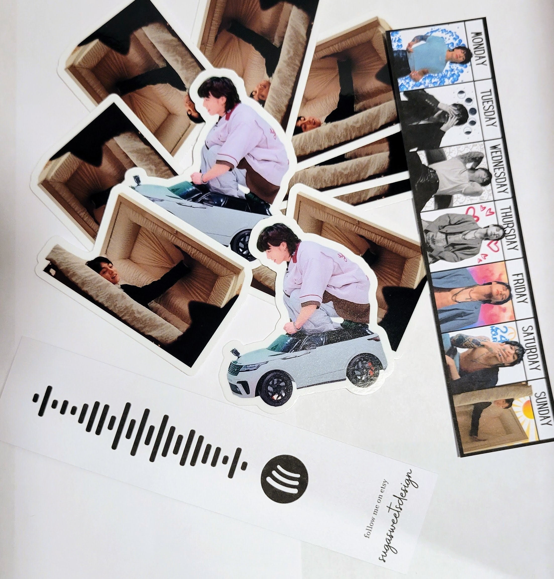 Layover Tracks Kim by V of BTS / Kim Taehyung Sticker for Sale by  filmcherish