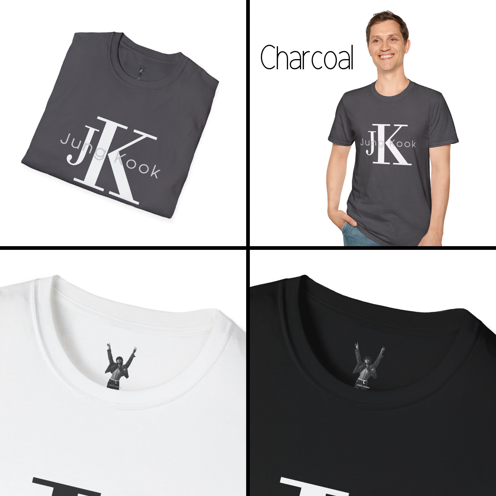 Jungkook ピートブラック Tシャツ S カルバンクライン ジョングク Calvin Klein Jungkook Tシャツ Sサイズピートブラック