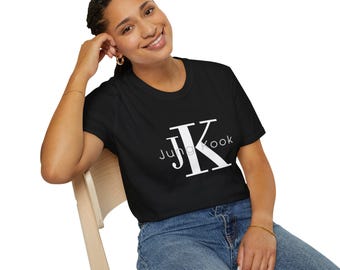 BTS Jungkook Calvin Klein Logo Tee Shirt | S-XXXL Unisex | Soft Style | Short Sleeve
