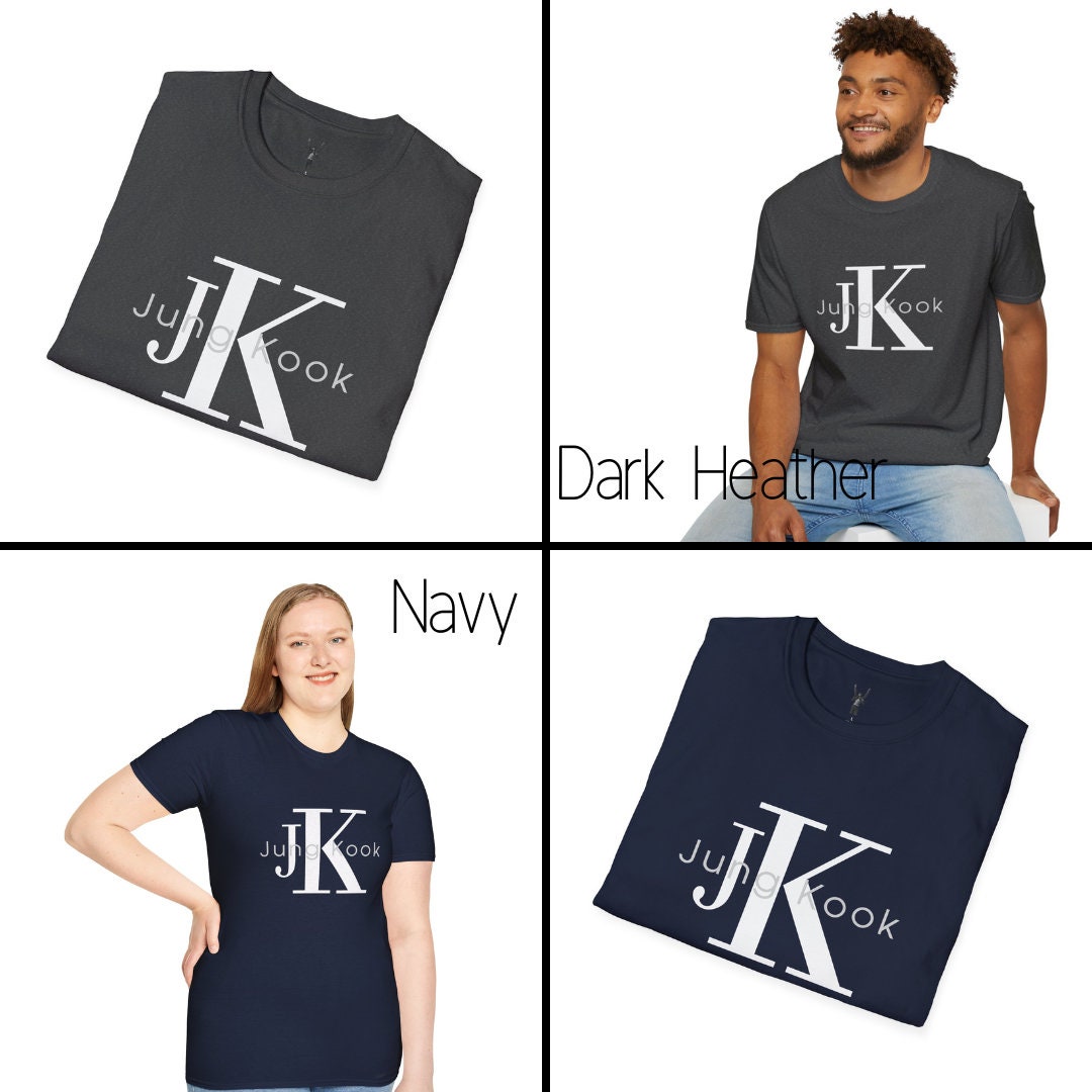 BTS Jungkook Calvin Klein Logo Tee Shirt | S-XXXL Unisex | Soft