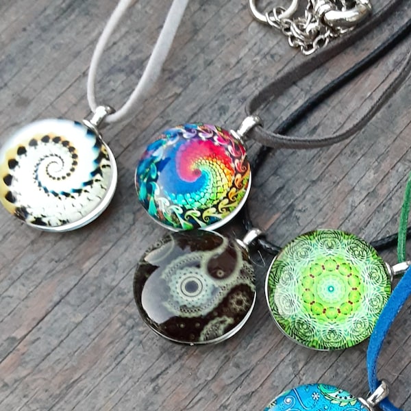 Hippie glass pendants Outlet