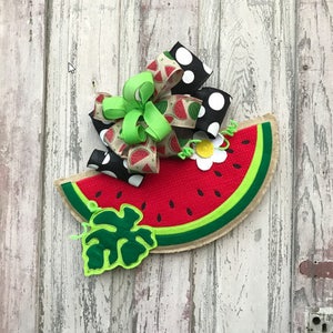 Watermelon Door Hanger,Summer Door Hanger, Burlap door hanger,summer Door wreath,watermelon slice hanger,Summer front door wreath,watermelon