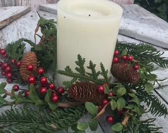 15 christmas evergreen candle