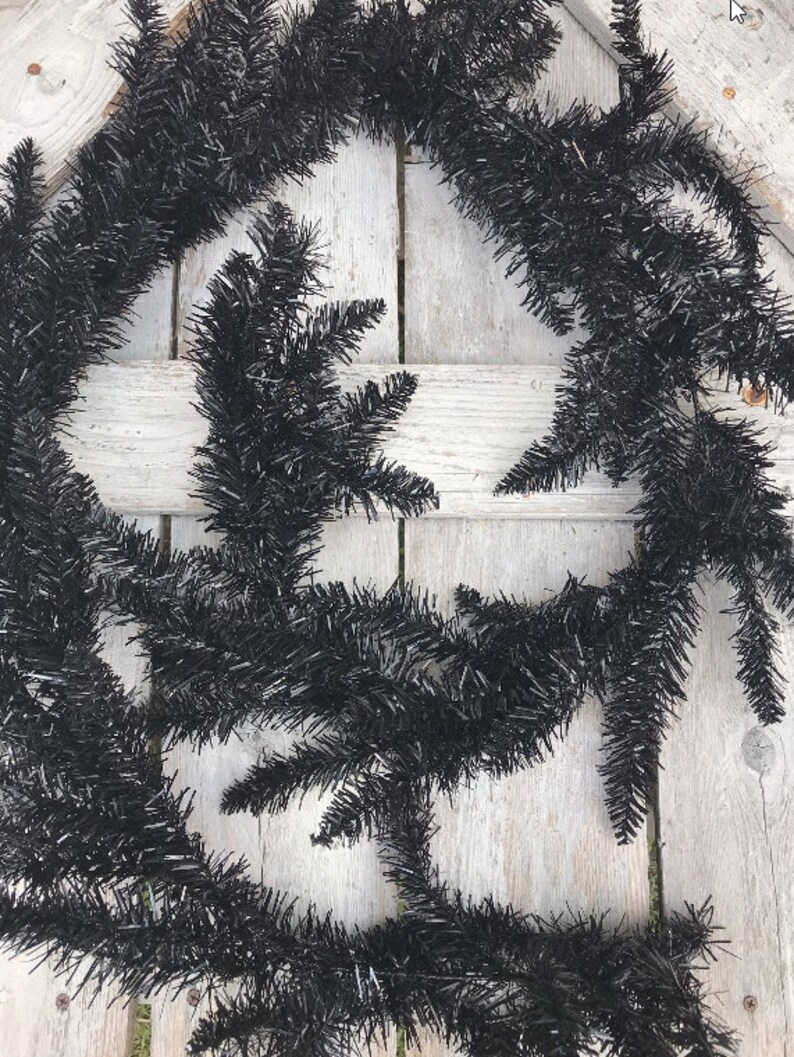 Black Halloween Garland
 Black Garland Halloween Garland Garland for Halloween Etsy
