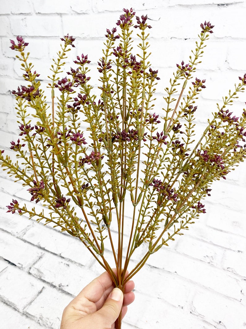 Purple Eucalyptus Seeds Bush, Purple berry leaf, Fall Bush,Fall wreath supplies,fall floral supplies, Fall Bush, Kelea's, keleas florals image 9