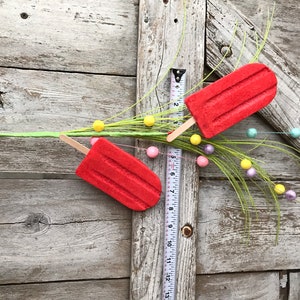 Red Popsicle Stem, Summer Popsicle wreath, summer decorations, Keleas, Keleas Florals