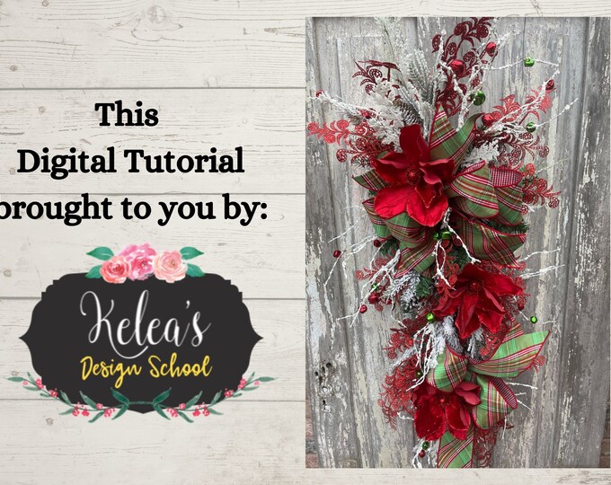 How to Video, How to Wreath, Wreath Tutorial, Christmas Wreath, Christmas Swag, Holiday Wreath