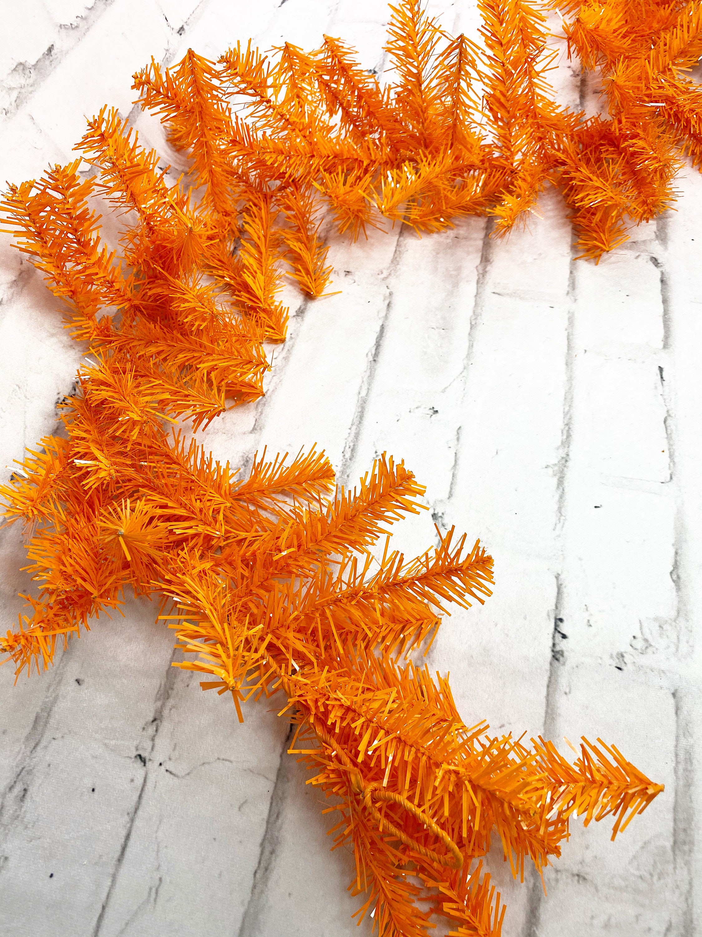 Orange Garland Halloween Garland Garland for Halloween Etsy