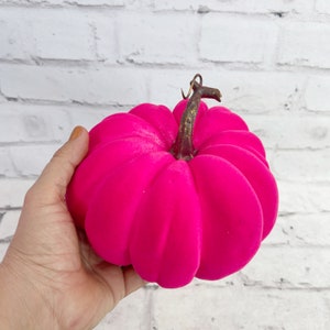 Pink Halloween artificial pumpkins for Fall wreath making and Halloween decorating, Foam artificial fake  Pumpkin, Keleas