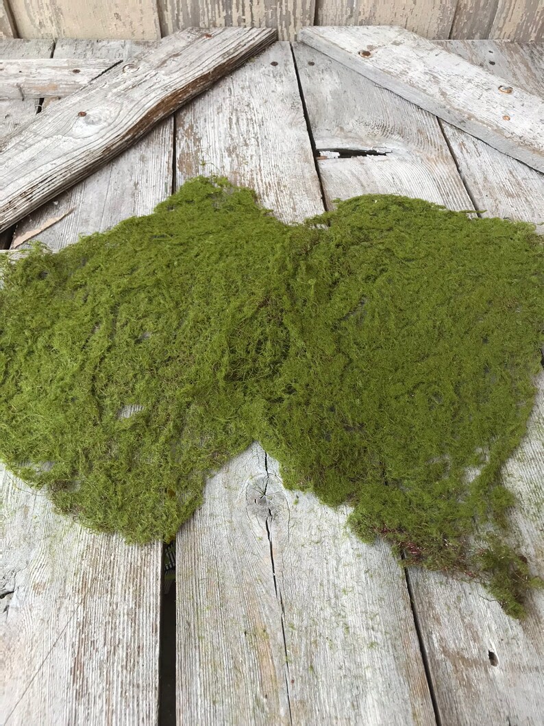 Sheet Moss 2 Sheet of Artificial Mossmoss for Arrangements Etsy