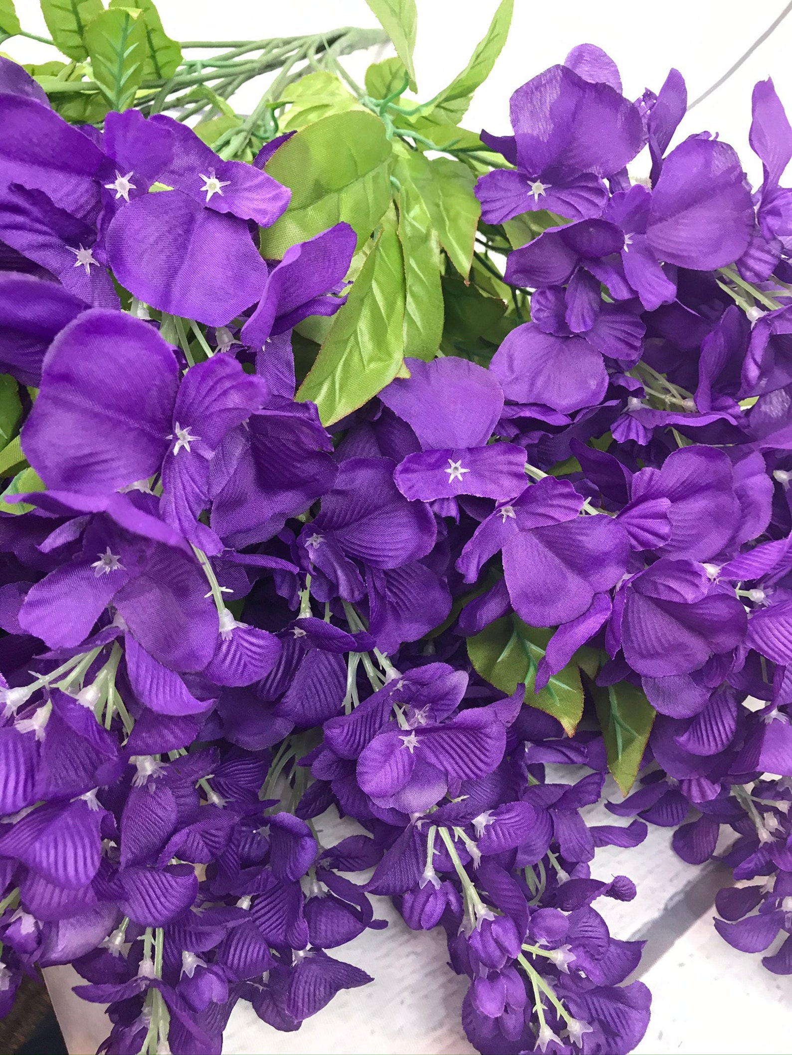 Dark Purple Artificial Wisteria Bush Wisteria Bush Wisteria Etsy