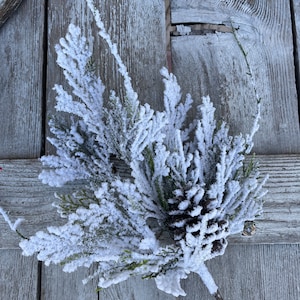 Vintage Lot Christmas Florals Greenery Picks Wreath Filler Santa Snowman  Stems