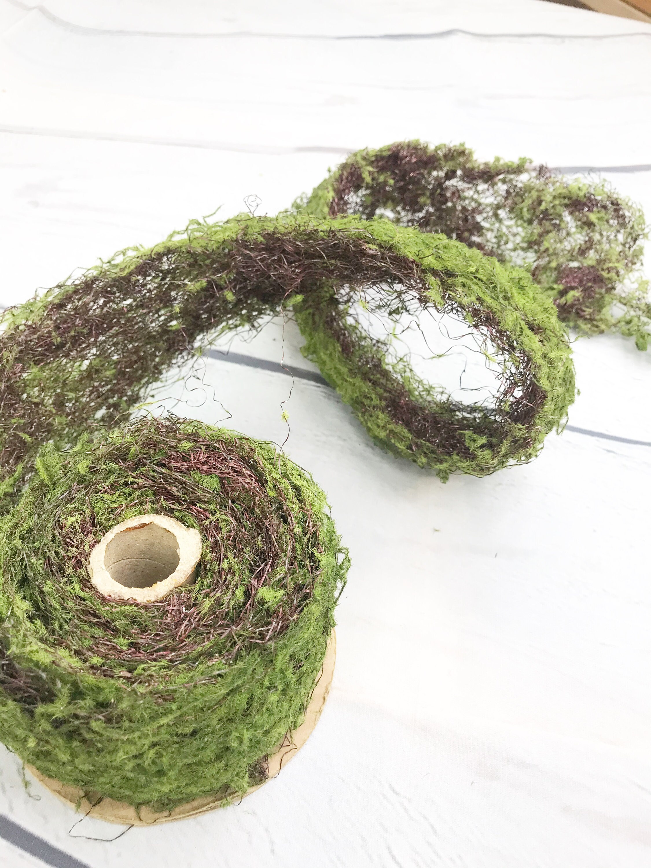 Moss Ribbon Roll Roll of Artificial Moss Moss for Etsy Finland