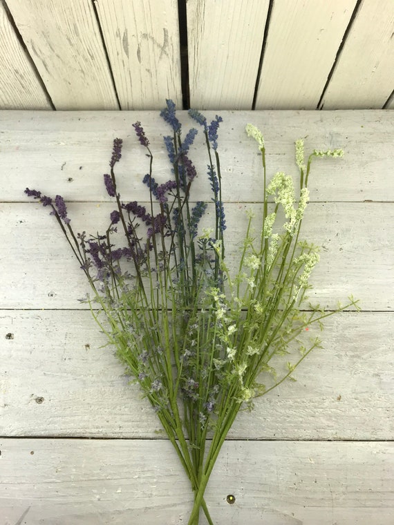 Lavender and White Butterfly Stem - Kelea's Florals