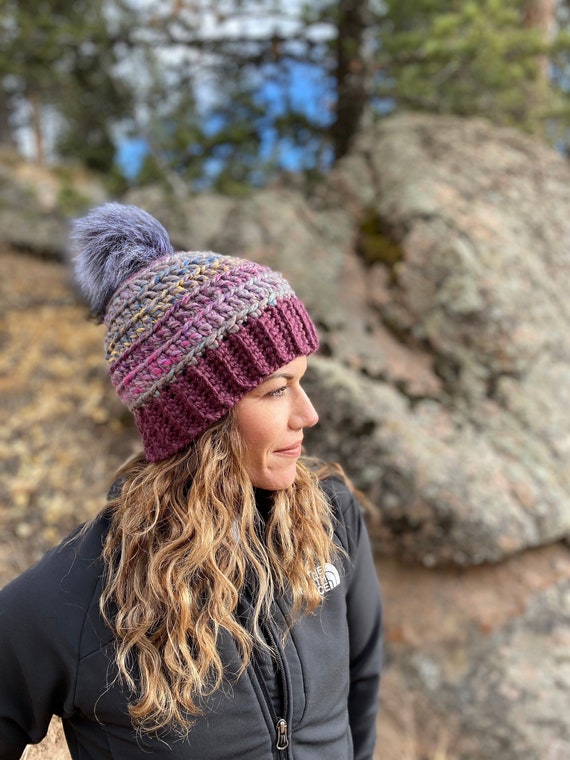 etsy pom pom hat