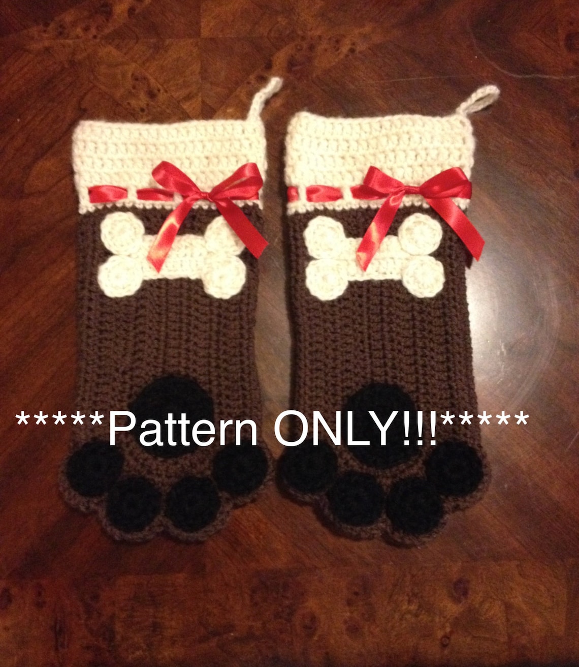 Dog Stocking Crochet Pattern Crochet Stocking Pattern Etsy