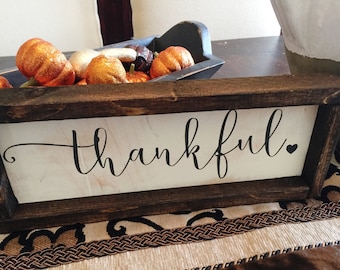 Thankful sign