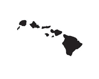 Hawaiian Island Hawaii Islands Silhouette