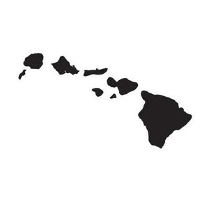 4&quot; Hawaii Island Chain Diecut Sticker