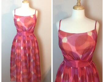 Vintage Emma Domb 50's Fit Flare Dress