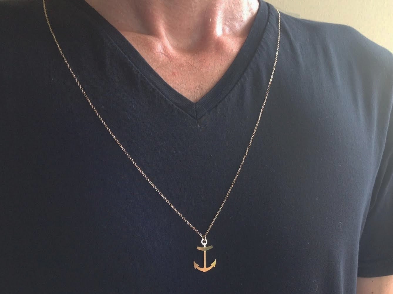 Men's Anchor Necklacemen's 