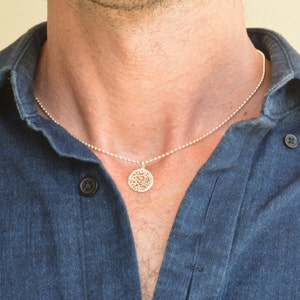 Shema Israel Necklace,sterling silver necklace for men&#39;s,fathers day gift,silver pendant necklace,jewelry for men&#39;s