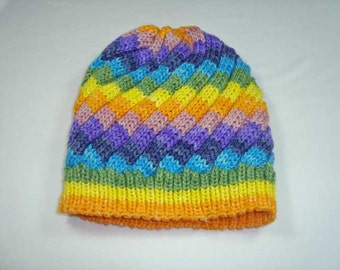 Pattern Knitted Head Twister Hat