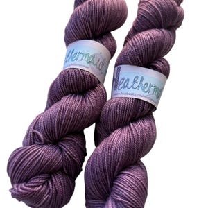 Luxury Sock Hand-dyed 100g 4 ply Fingering Wool Yarn Dusk