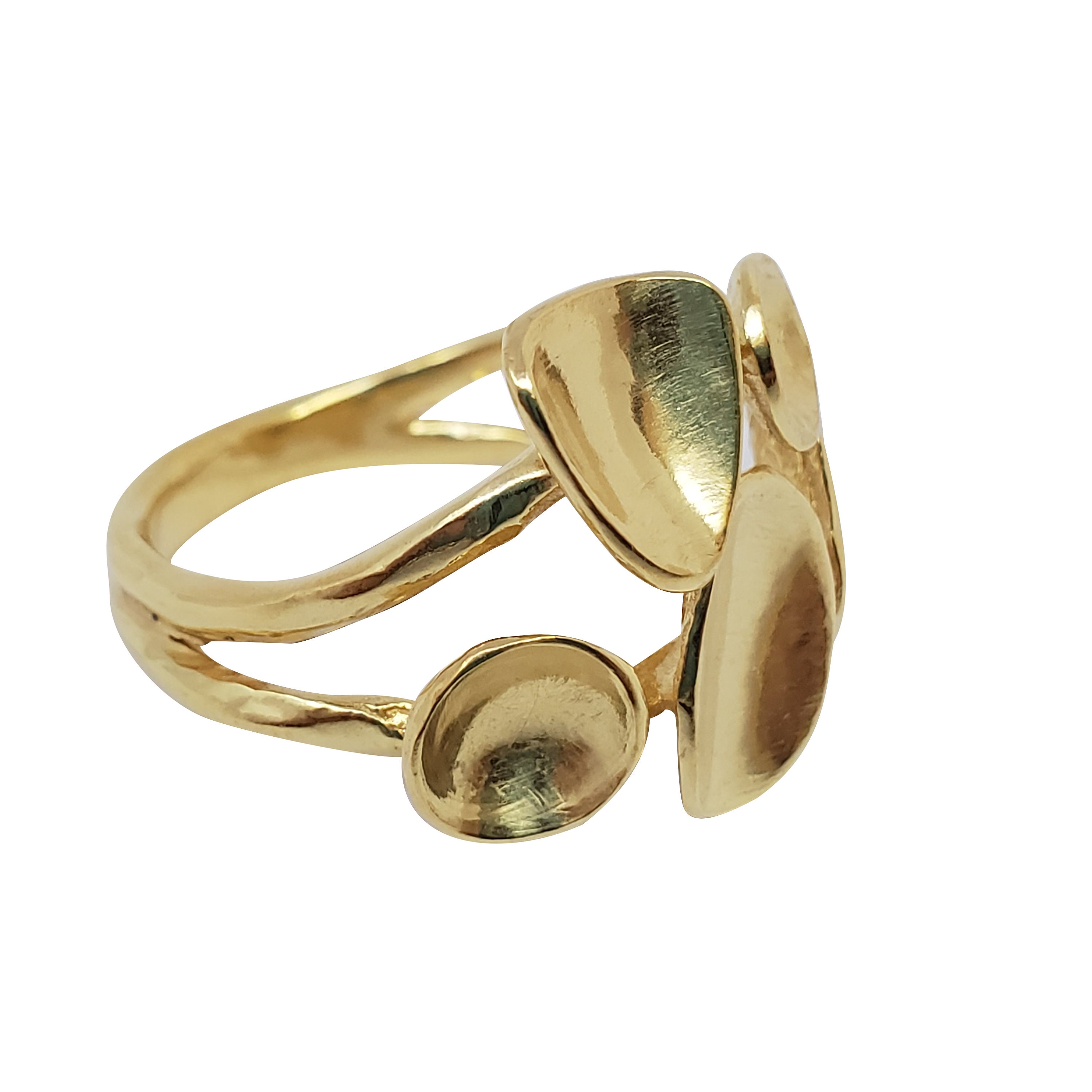 Gold Ring 14k Solid Gold Statement Ring bold Gold Ring 14K Etsy UK