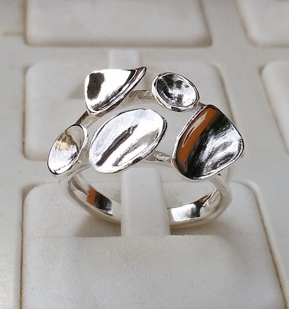 Statement Silver Ring sterling Silver Ring Handmade Silver Etsy
