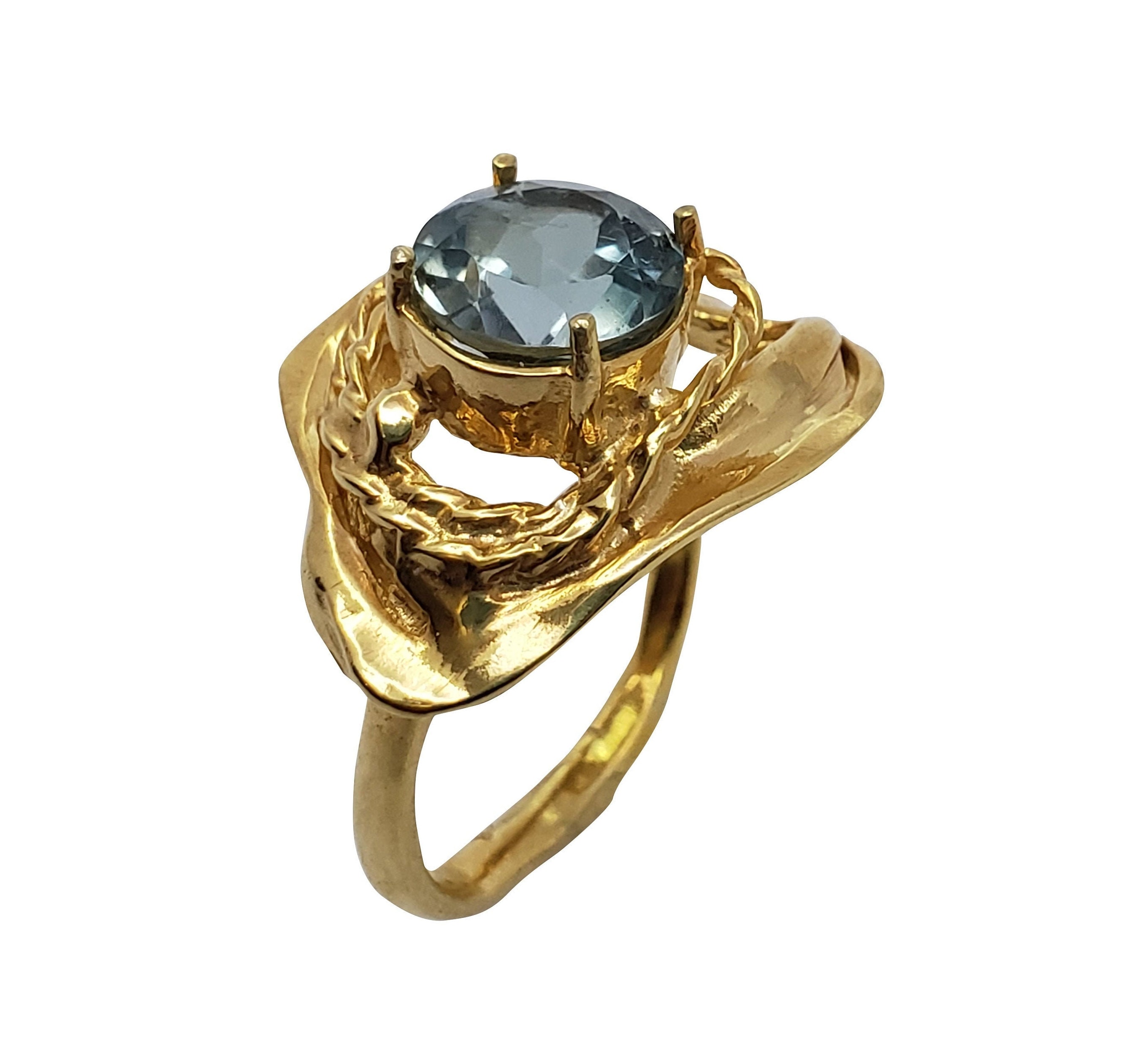 Tourmaline Ring 14k Gold Single Tourmaline Engagement Ring Etsy Israel