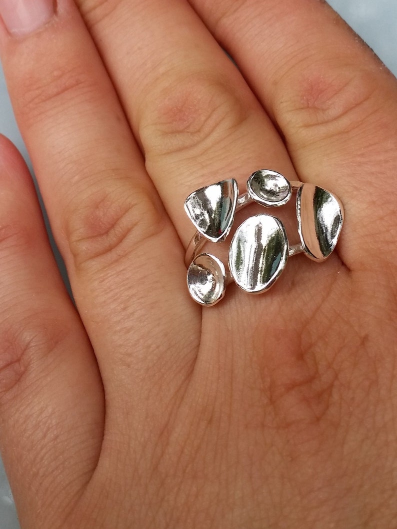 Statement Silver Ring sterling Silver Ring Handmade Silver Etsy