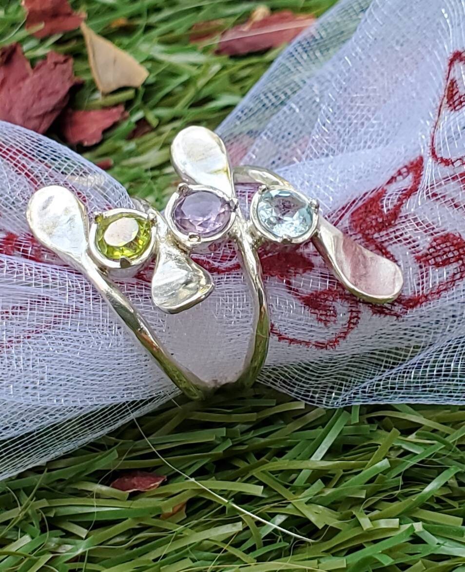 Anillos de plata online con piedras naturales