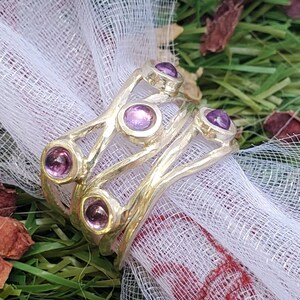 Anillo De Boda Hecho A Mano De Plata De Ley 925
