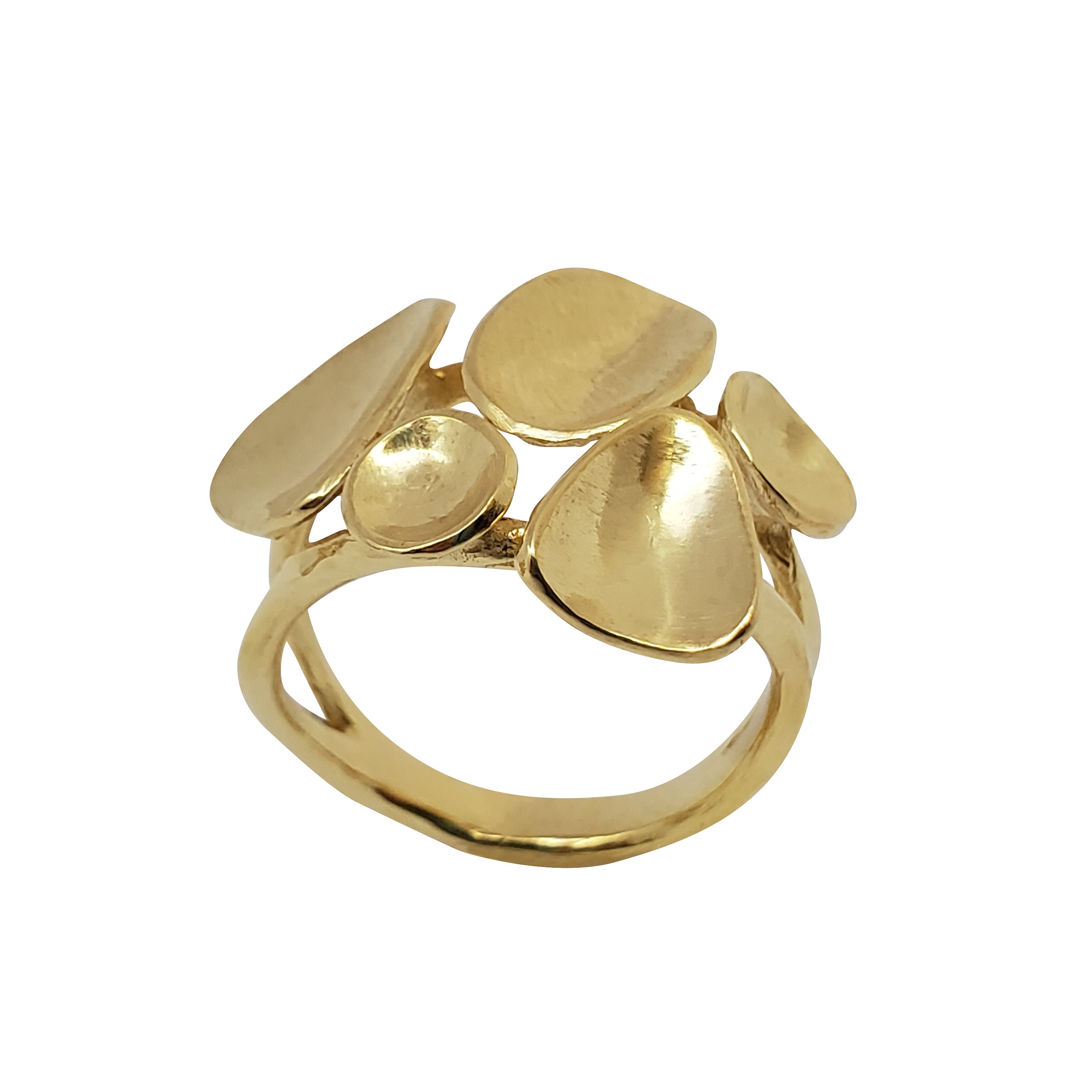 Gold Ring 14k Solid Gold Statement Ring bold Gold Ring 14K Etsy UK